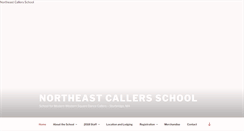 Desktop Screenshot of northeastcallerschool.com